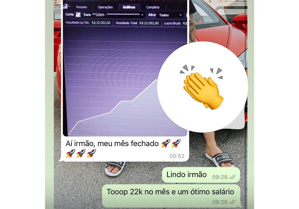 Mensagem que um aluno me mandou