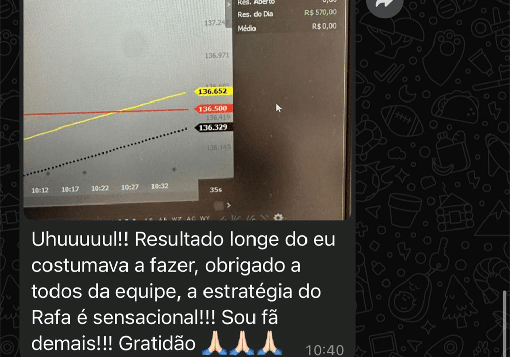 Mensagem que um aluno me mandou