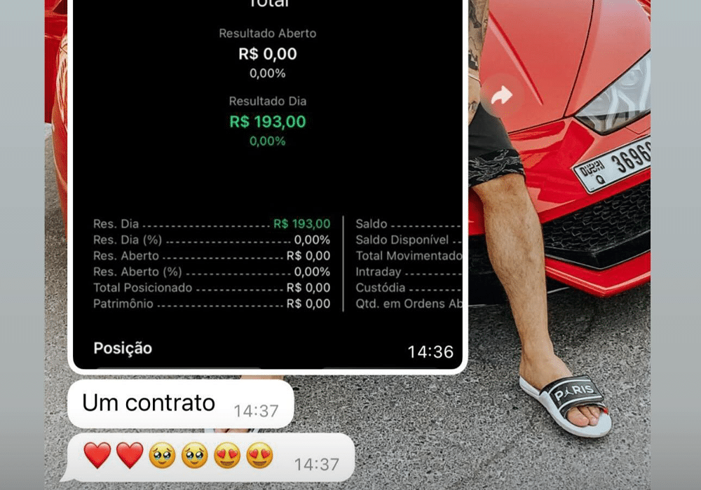 Mensagem que um aluno me mandou