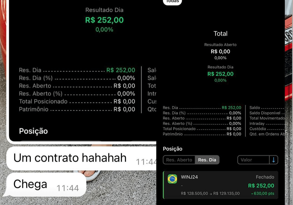 Mensagem que um aluno me mandou
