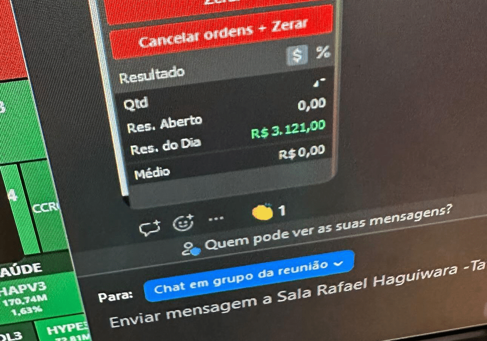 Mensagem que um aluno me mandou