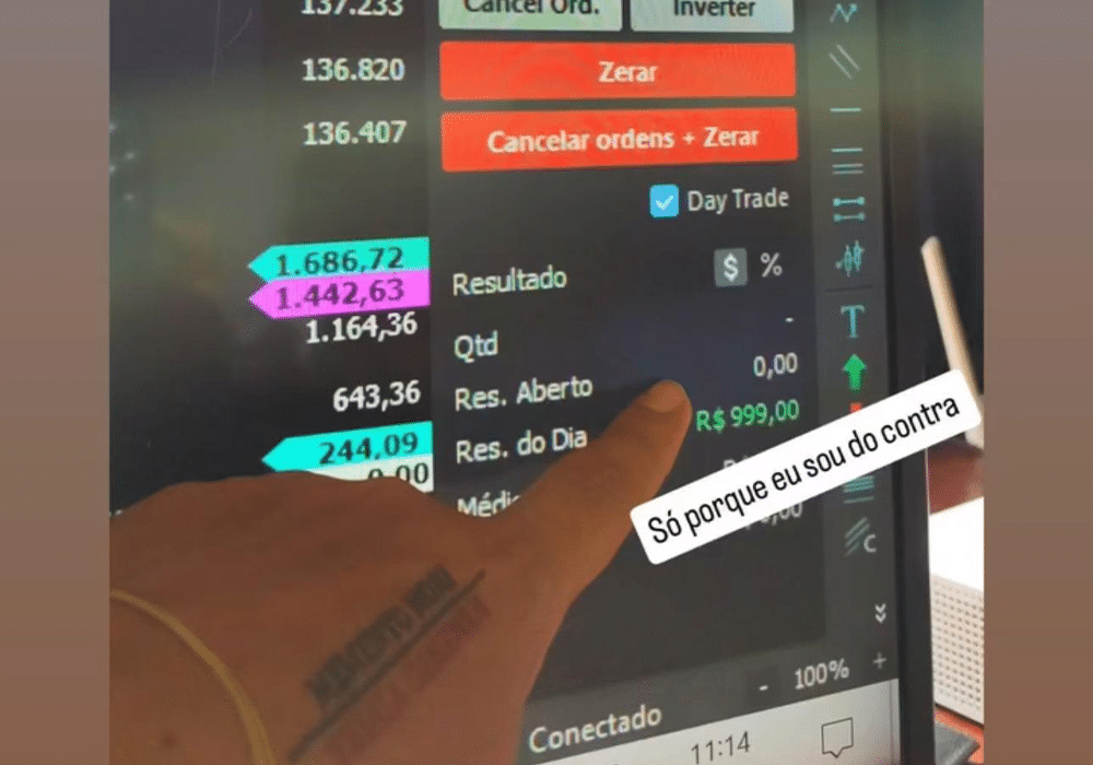 Mensagem que um aluno me mandou